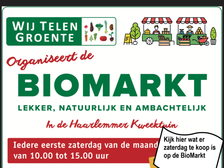 De BioMarkt zaterdag 4 mei