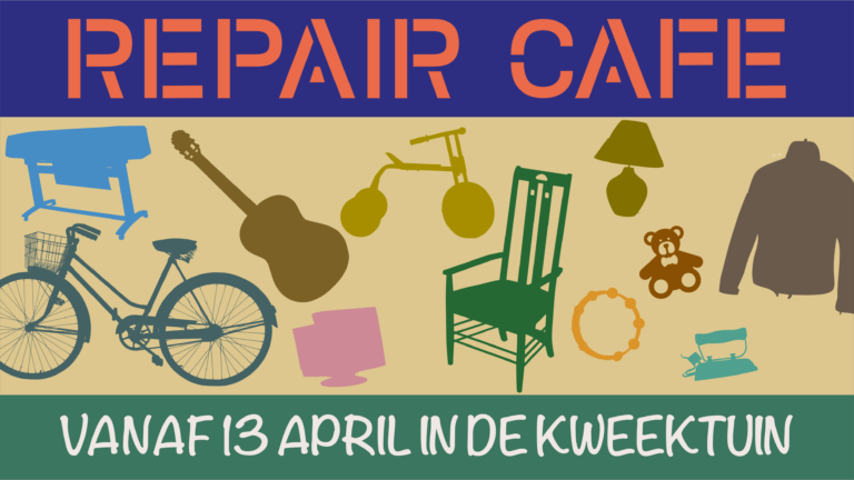 Repair Cafe, Kweektuin, 13 april